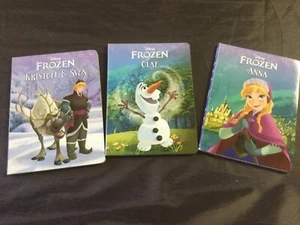 Random House Disney Frozen Books Anna, Olaf, Kristoff & sven Hard Pages 3 books - Picture 1 of 2