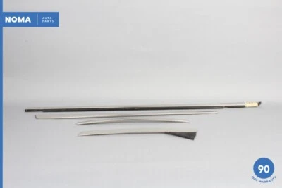 98-03 Jaguar XJ8 XJR X308 Front Right Window Exterior Chrome Molding Set OEM - Image 1 of 4