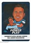2015 NRL Power Play FAN CARD (FC11) Michael GORDON Sharks