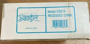 American Design C8214 Recessed Door Chime - Picture 1 of 3
