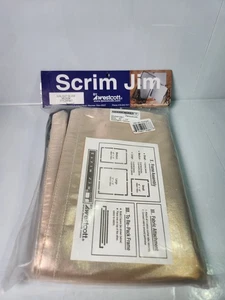 WESTCOTT Scrim Jim 42"x72" Sunset/silver Medium Fabric #1867 - Picture 1 of 5