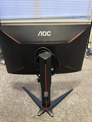 AOC 21 Inch Curved Monitor 60HZ Refresh Rate - Image 1 of 2