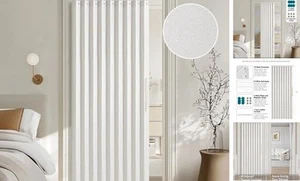 Akkordeon Stil Magnetische Falttür Vorhänge 39" B x 78" L (1er Pack) Weiß - Bild 1 von 7