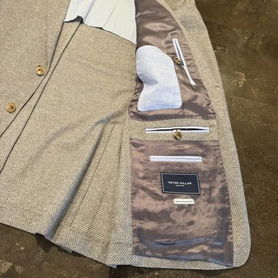 Peter Millar Collection 44R Winter Excursionist Wool Grey Sport Coat Blazer - Image 1 of 4