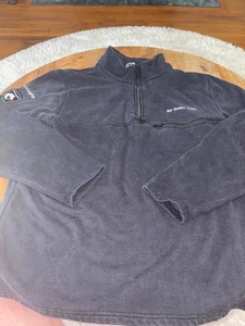 DragonWear Men Size S Flame Resistant Cat 3 Arc 28 1/4 Zip Pullover Sweater Blue - Picture 1 of 8