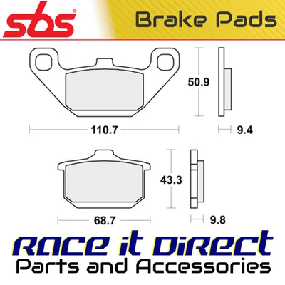 Pastillas de freno para KAWASAKI ZL 600 ELIMINATOR 1986-1987 Front Street SBS Foto 1 de 4