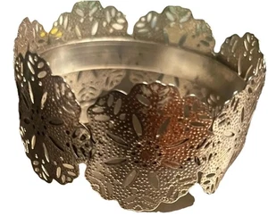 Unique Silver Cuff Filigree Bracelet - Picture 1 of 3