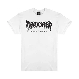 Thrasher Metal Skate T-Shirt - White - Picture 1 of 1