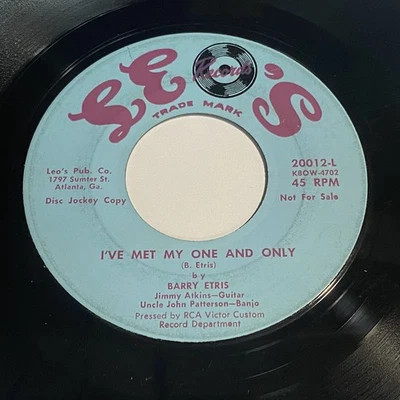 Barry Etris: I've Met My One And Only / Faded Rose 45 - Leo's - Rockabilly - Image 1 of 2
