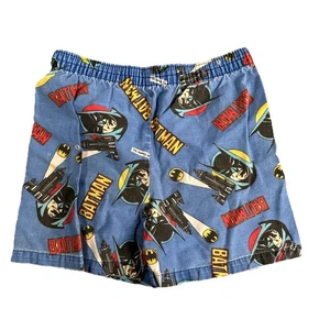 Vintage 90s Dc Comics Batman Cartoon Shorts Youth Boys All Over Print Toddler - Picture 1 of 11