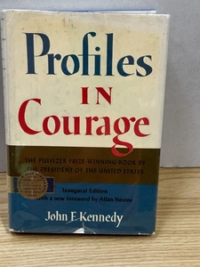 Profiles In Courage By John F. Kennedy 1961 Harper & Row Inaugural Ed HC W/ DJ - Imagen 1 de 11