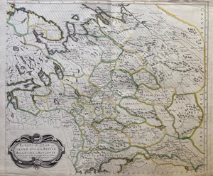 1646 Antique Map; Estats du Czar, ou Grand Duc de la Russie. N. Sanson. Fine - Picture 1 of 5
