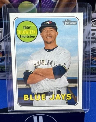 2018 Topps Heritage - Troy Tulowitzki #98 - Image 1 of 2