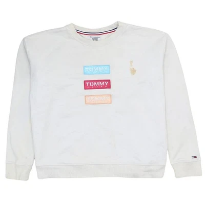 Tommy Jeans Sudadera Blanca Para Hombre L Foto 1 de 4