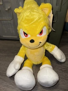 Build A Bear Super Sonic 17 Zoll gelb Plüsch mit Zertifikat neu - Bild 1 von 3