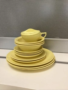 Adam’s HouseYellow Mel Mac Melba-Belle 1960s Plates, Saucers, 14, Chicago - Picture 1 of 24