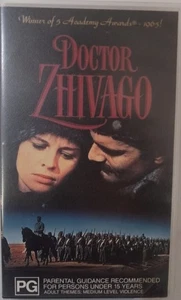 DOCTOR ZHIVAGO (1965) VHS Pal video Omar Sharif - Picture 1 of 5