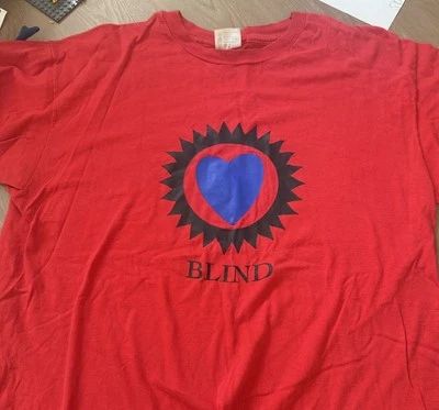 Camisa De Colección OG 90s Blind Heart Logo - Monopatines Ciegos XL Foto 1 de 3