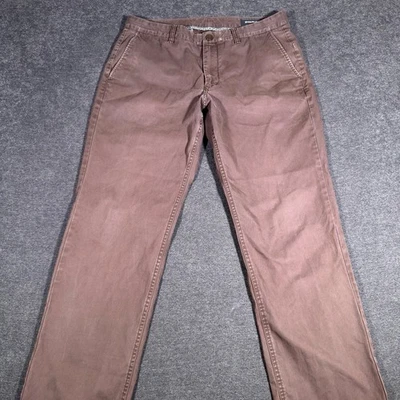 Pantalones Chinos Bonobos Para Hombre 36x30 Marrón Calce Recto Elástico Algodón Informal Oficina Foto 1 de 4