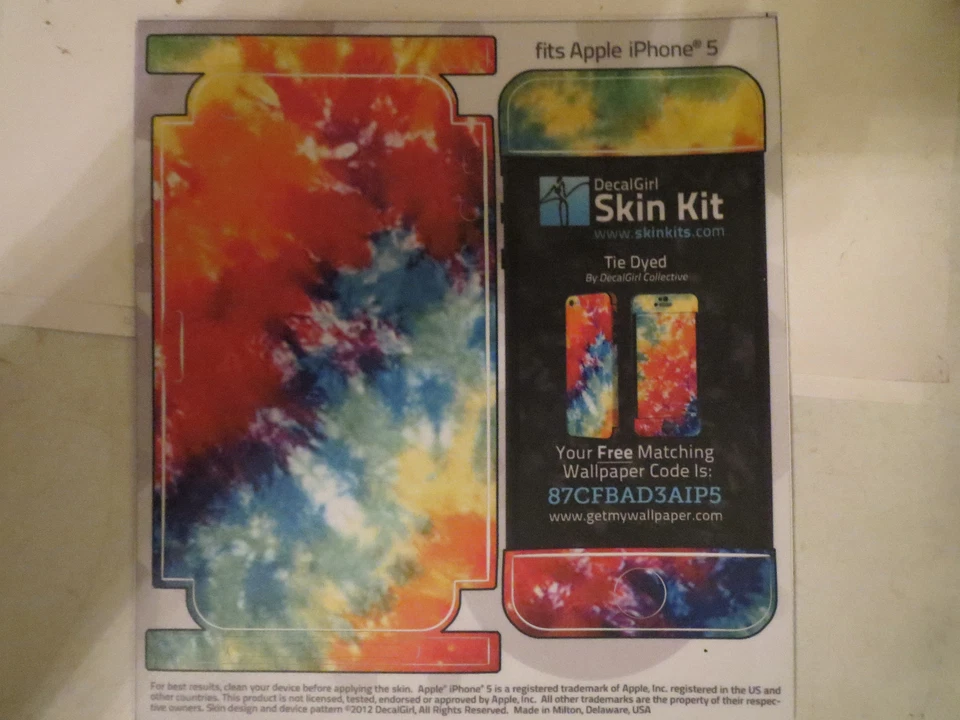 Kit de piel DecalGirl - TIE DYED - se adapta a Apple iPhone 5 Foto 1 de 1