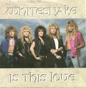 1987 WHITESNAKE "IS THIS LOVE" W/ORIGINAL PIC. SLEEVE!! 45 rpm 7" - Picture 1 of 5