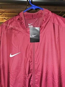 NIKE WINDBREAKER FULL ZIP TRACK JACKET MAROON MEN'S XL 747986 - Picture 1 of 23