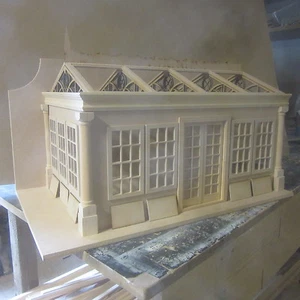 Kit de conservatorio grande para casa de muñecas escala 1/12 DHD18L - Imagen 1 de 9