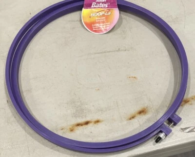 Plastic 10" Embroidery Hoop Screw Tightening. New with Tags. Bright Asst Colors - Image 1 of 2