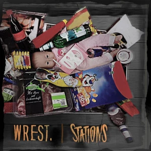 WREST. / STATIONS SPLIT (10") NEU ltd. black Vinyl HC Hardcore Punk Punkrock - Imagen 1 de 1