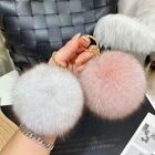 Fluffy Soft Pompom Ball Keychain Bag Ornament Fur Pendant  Women Girls
