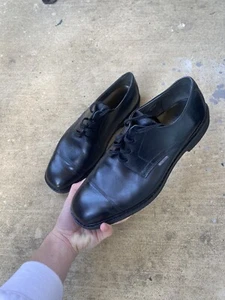 Zapato de Vestir Mephisto Caminar Melchor Puntera Oxfords Cuero Negro Talla 12 Como Nuevo - Imagen 1 de 14