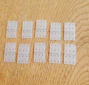 10 x charnières d'aviron nylon 16 x 28 mm charnières d'aviron HAUTE RÉSISTANCE charnière - Photo 1 sur 1