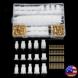 580x Automotive Wire Connector 2/3/4/6/9 Pin Male Female Cable Terminal Plug Kit - Picture 1 of 11