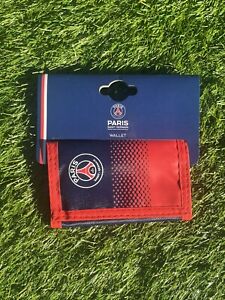 Official Paris Saint Germain FC PSG Navy/Red canvas wallet BNWT