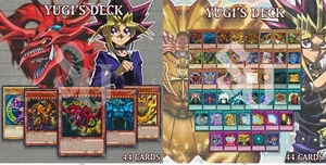 YUGI'S GOD DECK 44 Slifer Obelisk Winged, Dark Magician Girl, Exodia Set YuGiOh - Picture 1 of 5