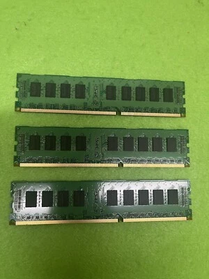 Lot Of 3- Samsung 4GB 2Rx8 PC3L 10600R M393B5273CHO-YH9 - Image 1 of 3