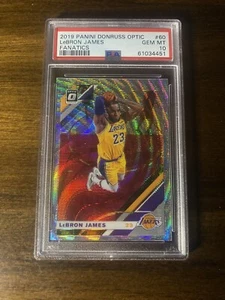 2019 Panini Donruss Optic - LeBron James - No. 60 PSA 10 GEM MT - Fanatics - Picture 1 of 2