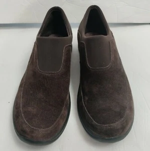 Covington Women's 8.5 Brown Suede Slip On Loafers Walking Shoes - Picture 1 of 13