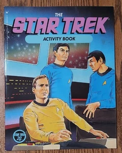 1986 THE STAR TREK ACTIVITY BOOK 20TH ANNIVERSARY-- Wanderer UNUSED - Picture 1 of 12