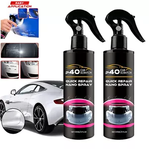 1-2X P40 Car Scratch Quick Repair Nano Spray, Instant Invisible Scratch Remover - Picture 1 of 14