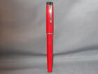 Parker Vintage Big Red Ball Pen (Parker Clip with chrome cap band)  RED