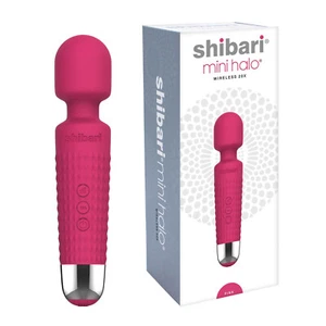 Shibari Mini Halo Multispeed 20x Pulse Pattern Waterproof Massage Wand for Women - Picture 1 of 80