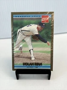 Nolan Ryan Astro 1988 MLB Factory Sealed Coca-Cola 4 Card Pack 1992 Vintage - Picture 1 of 11