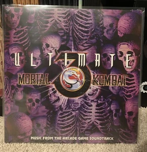 Mortal Kombat 3 Ult LP Game Soundtrack Purple White Split Vinyl Mondo 355/525 - Picture 1 of 3
