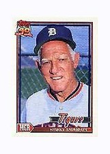 1991 Topps Micro #519 Sparky Anderson MG - NM-MT