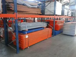 25,3 lfm Palettenregal, 3 m hoch, Schwerlastregal, 10 Ständer, 36 Traversen 2t/E - Bild 1 von 12