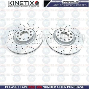 For Fiat Coupe 2.0 Turbo 20V Rear Drilled Performance Brake Discs Pair 240mm - Picture 1 of 1