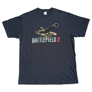 Vintage Battlefield 2 T-Shirt Video Game Promo 2005 Windows PC Size XL - Picture 1 of 8