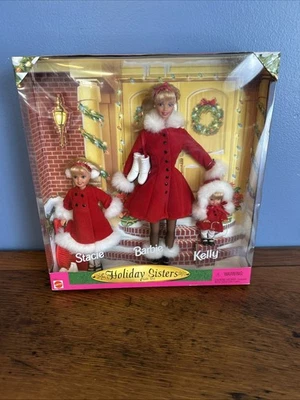 BARBIE HOLIDAY BROTHERS Set Regalo MUÑECAS STACIE BARBIE KELLY (1999) Navidad Foto 1 de 4