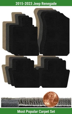 Juego de alfombrillas Lloyd Custom Ultimat para Jeep Renegade 2015-2023 (4 piezas) #TT3 Foto 1 de 4